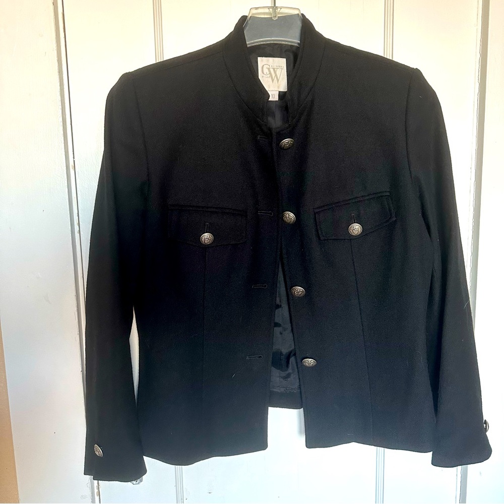 Black Wool Jacket…Fitted